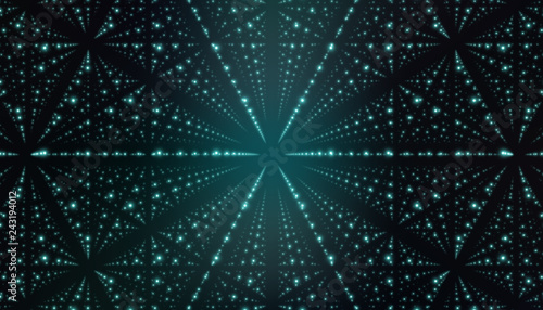 Vector interstellar space background.Cosmic galaxy illustration.Background with nebula, stardust and bright shining stars.Vector Illustration for party ,artwork, brochures, posters.