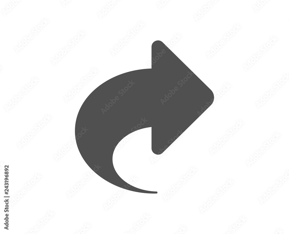 Share arrow icon. Link Arrowhead symbol. Communication sign. Quality design element. Classic style icon. Vector Share arrow icon. Link Arrowhead symbol. Communication sign. Quality design element. Classic style icon. Vector