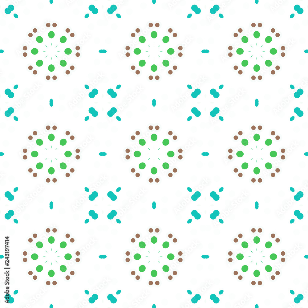 Seamless abstract pattern background with a variety of colored circles. Seamless abstract pattern background with a variety of colored circles.
