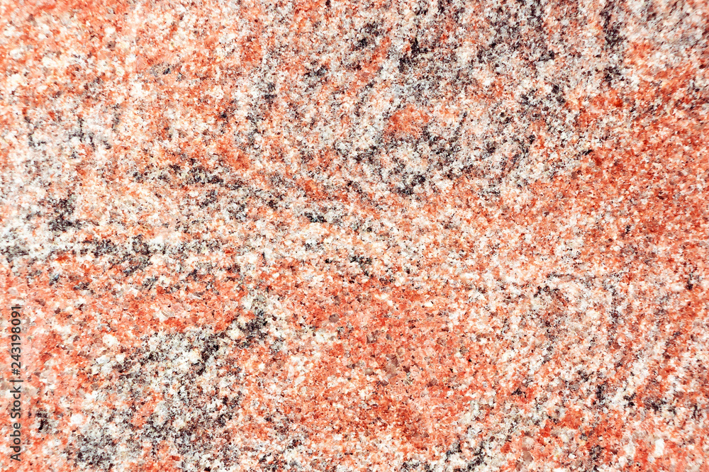 Grainy surface red gray granite, texture background Grainy surface red gray granite, texture background