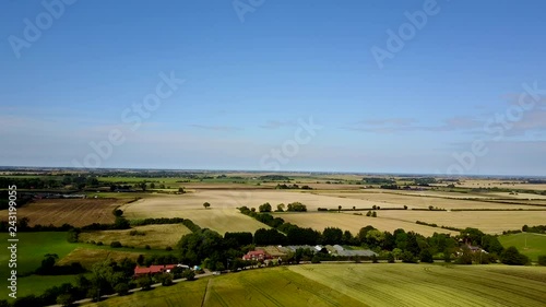 English Countryside Aerial by Drone