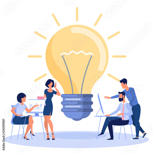 Bright idea   concept