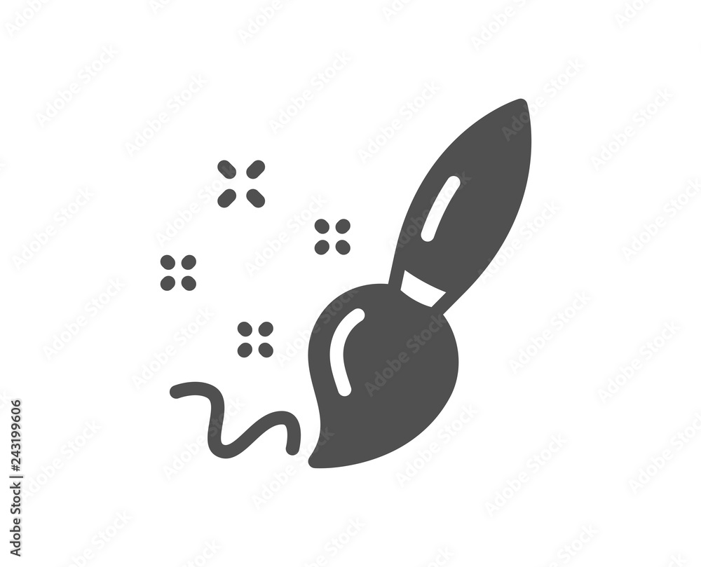 Paint brush icon. Creativity sign. Graphic art symbol. Quality design element. Classic style icon. Vector Paint brush icon. Creativity sign. Graphic art symbol. Quality design element. Classic style icon. Vector
