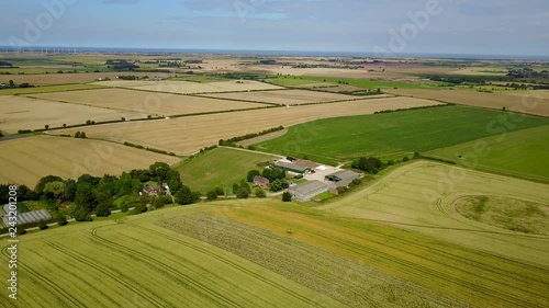 English Countryside Aerial by Drone