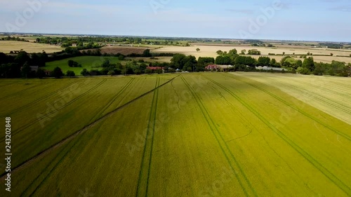 English Countryside Aerial by Drone