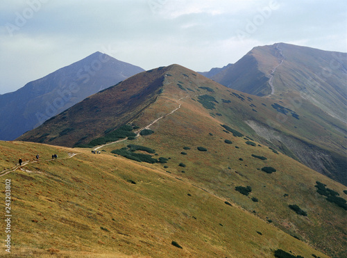 Czubik, Konczysty Wierch and Starorobocianski Wierch mountain, Western Tatras, Tatry mountains, Tatrzanski National Park, Poland