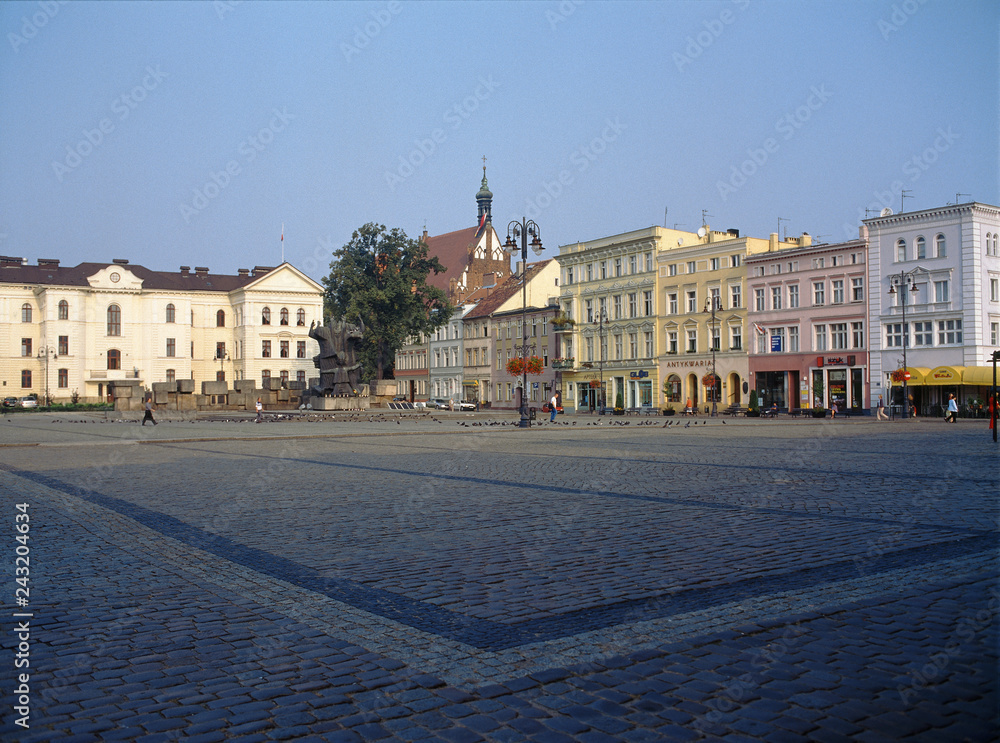 Bydgoszcz, Poland - June, 2008: Old Market Square