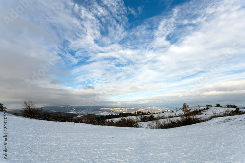 Pilis mountains in Hungary photo