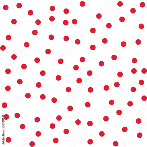 Snow Dots Seamless Pattern