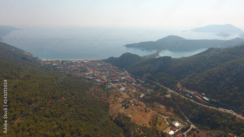 Oludeniz Bay view in Fethiye Town