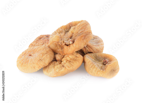 Dried figs isolated on  white background
