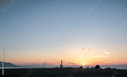 lighthouse at sunset © Hanna