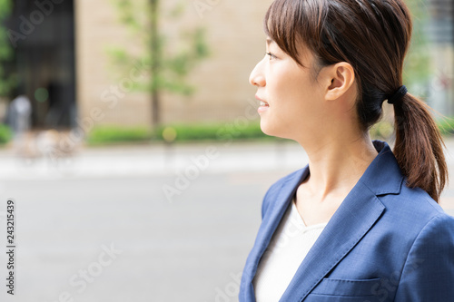 Obraz na płótnie 笑顔の女性 ビジネス