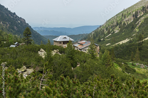 Summer landscape of Malyoviska river Valley, Rila Mountain, Bulgaria