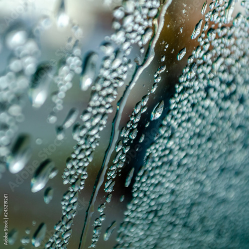 water drops on the window