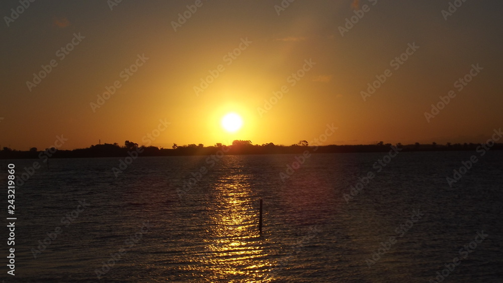 Naklejka premium sunset