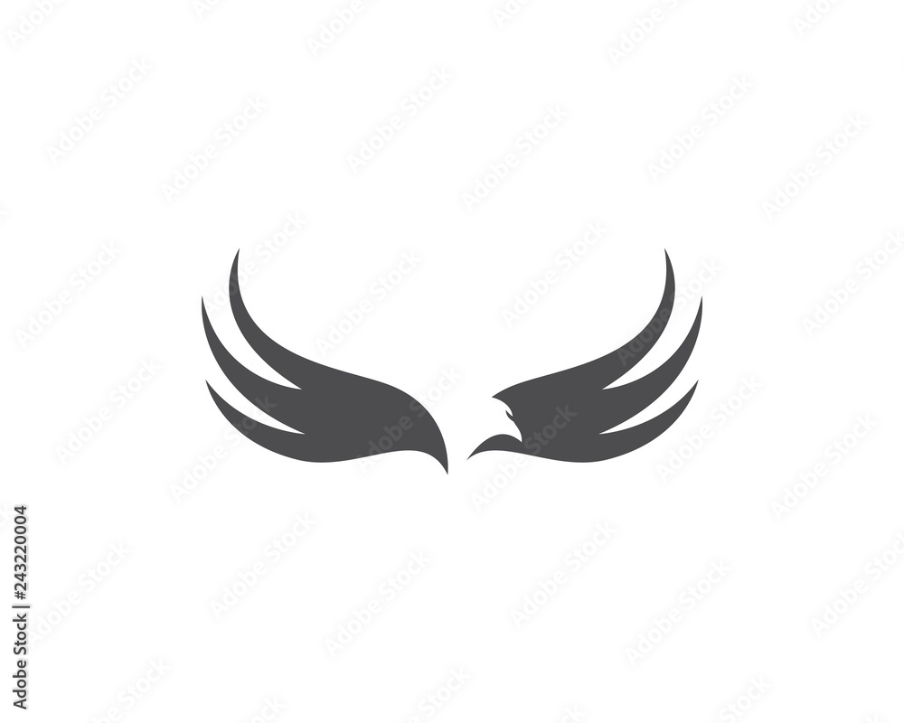 Fototapeta premium Falcon Eagle Bird Logo Template