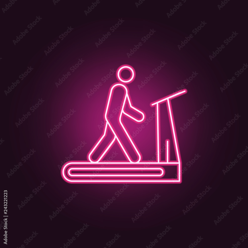 Running icon. Element of medicine physiotherapy of legs icon for mobile concept and web apps. Thin line Running icon can be used for web and mobile