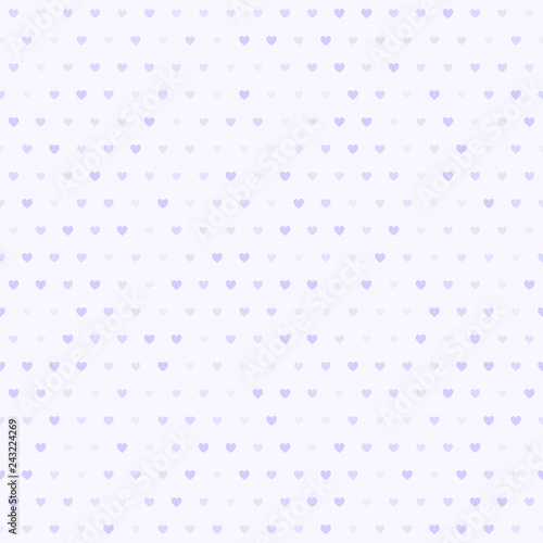 Violet heart pattern. Seamless vector