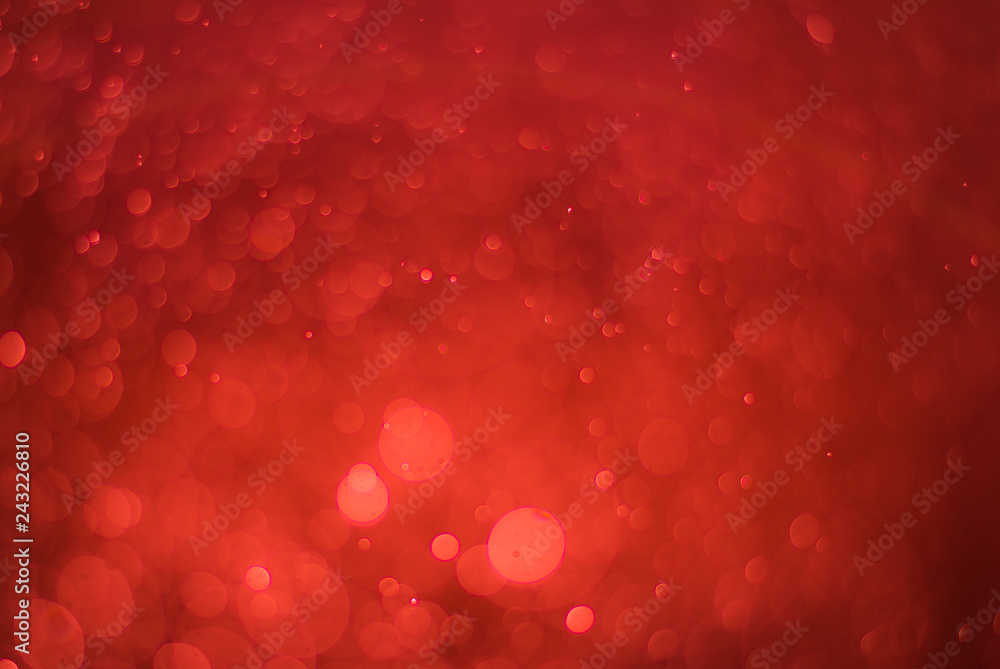 Red christmas bokeh background Red christmas bokeh background