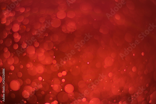 abstract ruby red background with soft blur bokeh light effect
