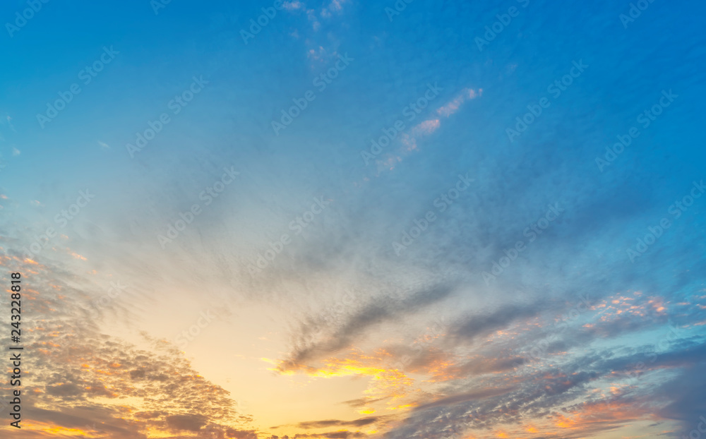 Fototapeta premium Beautiful Sky Landscape..