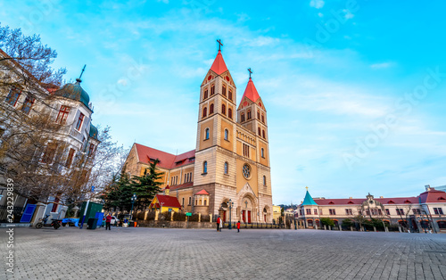 St. Mier's Cathedral in Qingdao, China.. © 昊 周