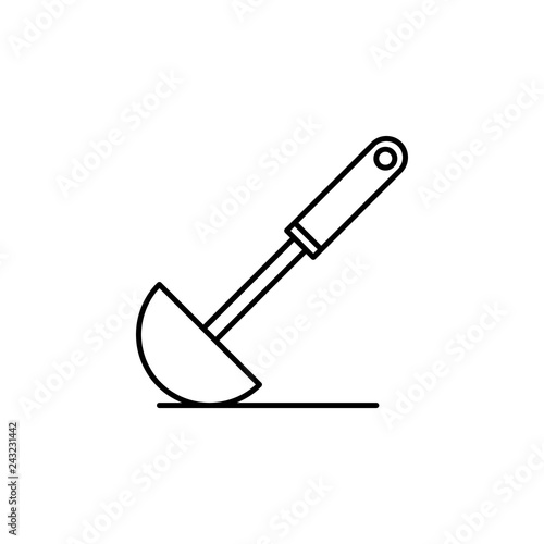 dipper, ladle, scoop,  icon. Element of kitchen utensils icon for mobile concept and web apps. Detailed dipper, ladle, scoop,  icon can be used for web and mobile