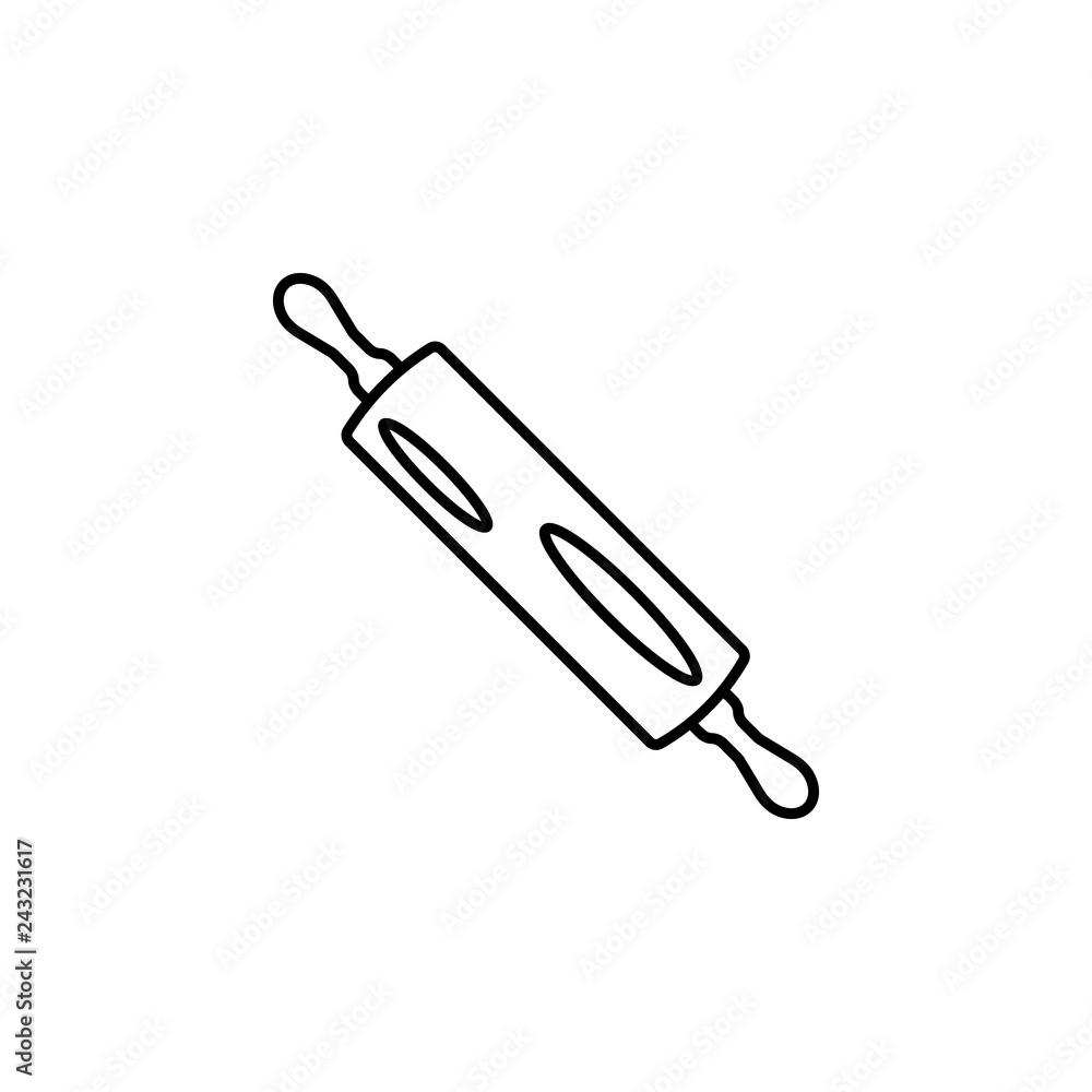 bread roller, dough roller, rolling pin icon. Element of kitchen utensils icon for mobile concept and web apps. Detailed bread roller, dough roller, rolling pin icon bread roller, dough roller, rolling pin icon. Element of kitchen utensils icon for mobile concept and web apps. Detailed bread roller, dough roller, rolling pin icon