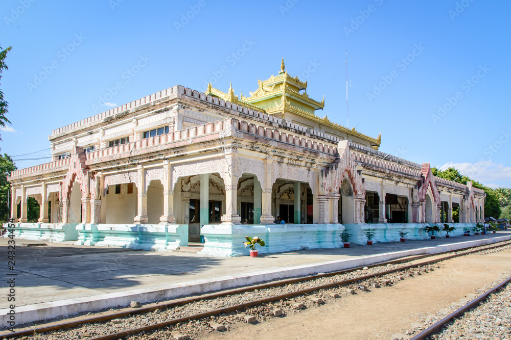 photo of Bagan railway station, Myanmar, Dec-2018
