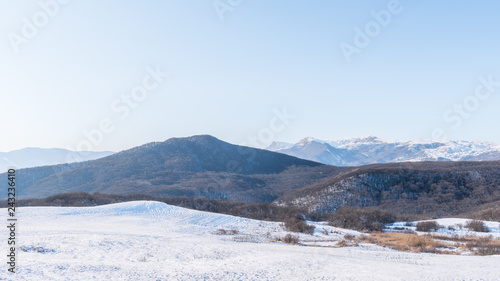 Winter mountain landscape