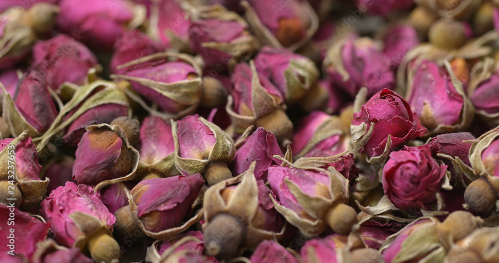 Herbal rose tea