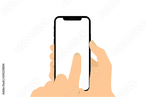 set of modern tablet and mobile phone  isolated