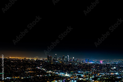 Wallpaper Mural Los Angeles Skyline at Night at Griffith Observatory Torontodigital.ca