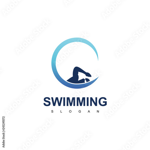 Swimming Logo Design Inspiration