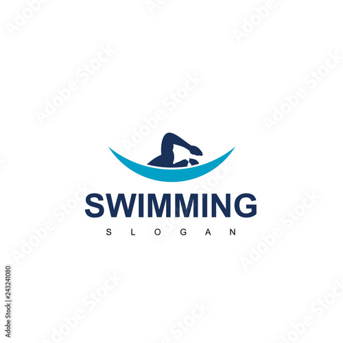Swimming Logo Design Inspiration