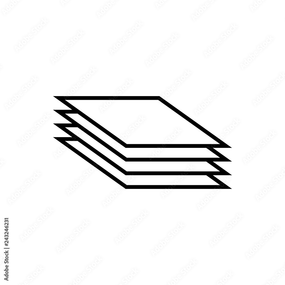Document line icon. Graphic elements for your design Document line icon. Graphic elements for your design
