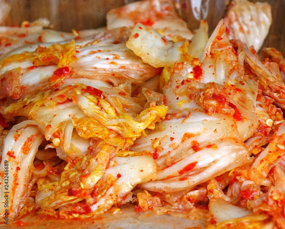 Korean Style Fermented Spicy Cabbage
