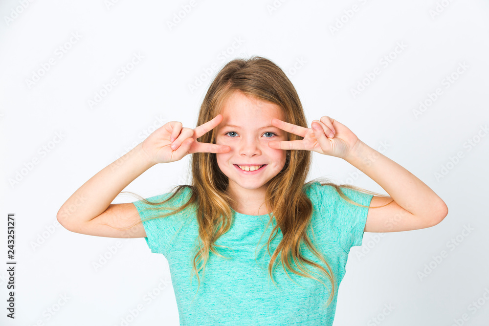 portrait of young, pretty girl with blond hair in the studio portrait of young, pretty girl with blond hair in the studio