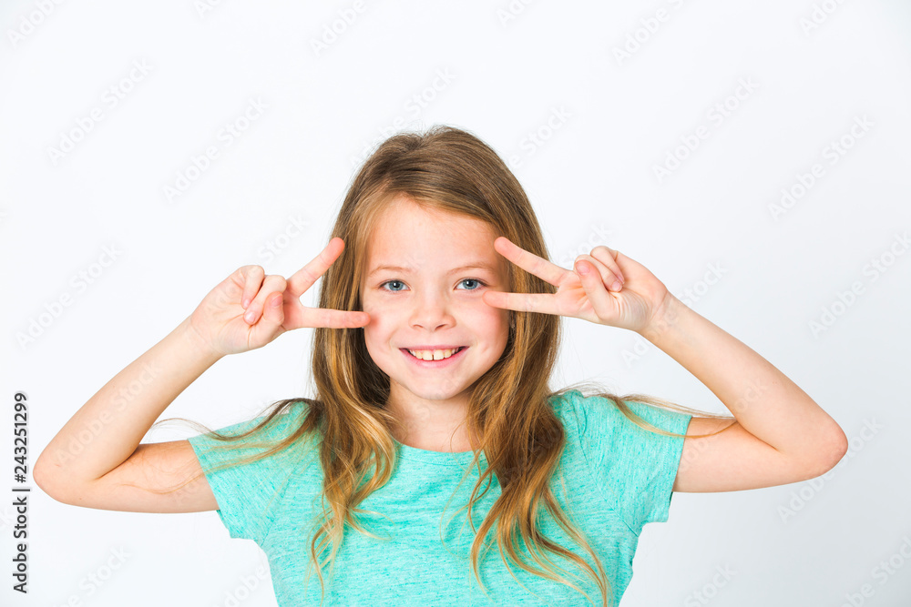 portrait of young, pretty girl with blond hair in the studio portrait of young, pretty girl with blond hair in the studio