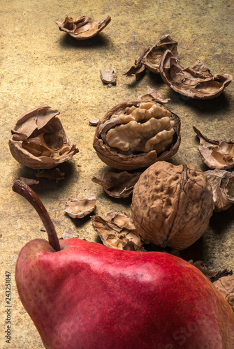 Wallpaper Mural dried fruit, nuts and pear in season Torontodigital.ca