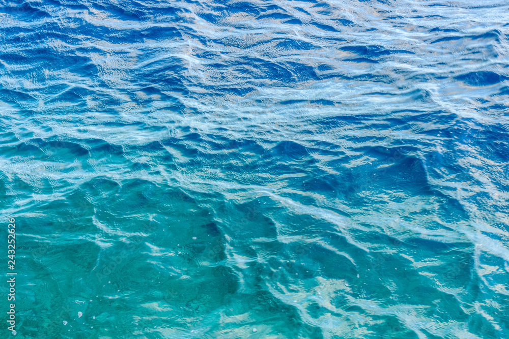 Fototapeta premium Background of Red sea water surface