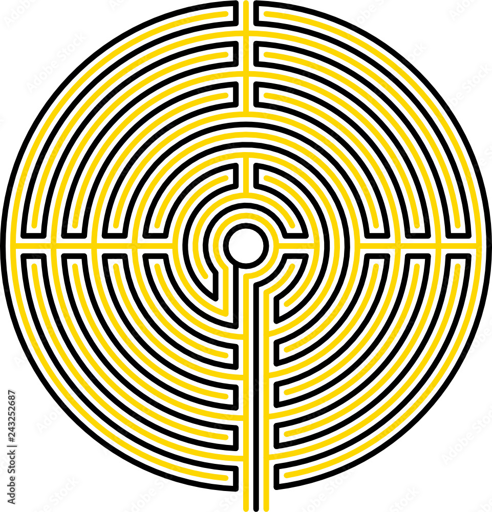 Watts Memorial Chapel, maze, GB