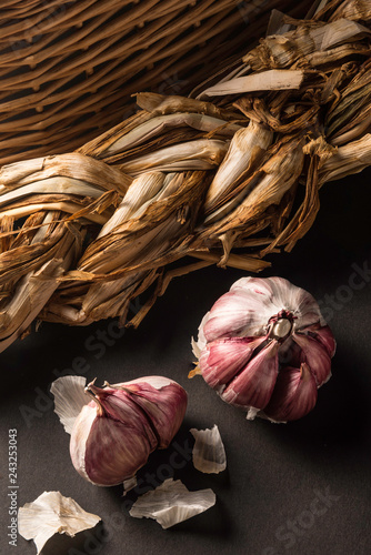 Wallpaper Mural braid of red garlic Torontodigital.ca