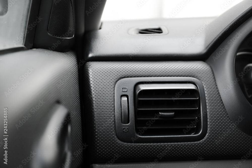 Fototapeta premium Air conditioner system in modern car