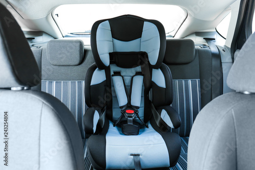 Фотография Safety seat for child in car