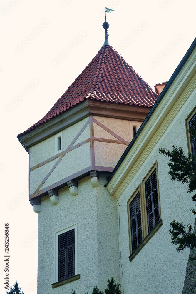 Detail of Konopiste Castle, Czech Republic