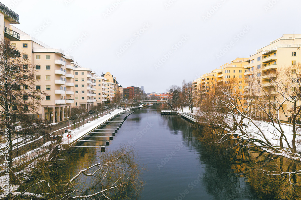 Obraz premium Beautiful cityscape Stockholm Sweden