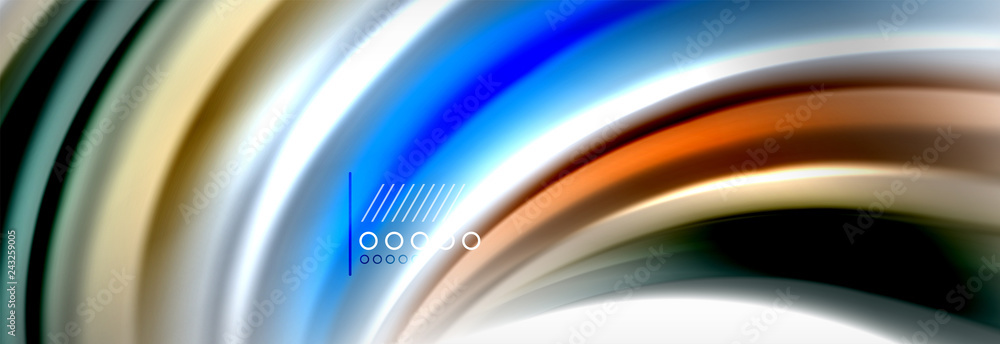 Abstract wave lines liquid fluid rainbow style color stripes background. Artistic illustration for presentation, app wallpaper, banner or poster Abstract wave lines liquid fluid rainbow style color stripes background. Artistic illustration for presentation, app wallpaper, banner or poster