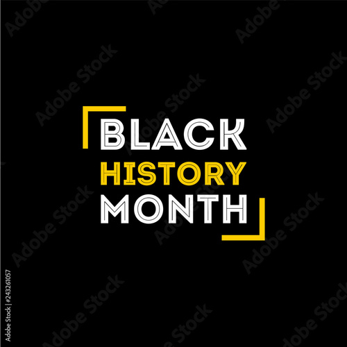 Black History Month Vector Design